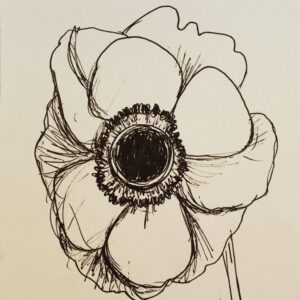 Flower in Ink #3