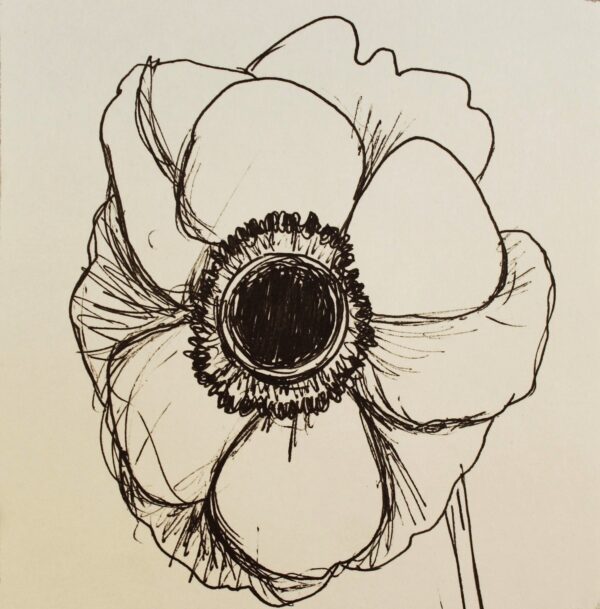 Flower in Ink #3